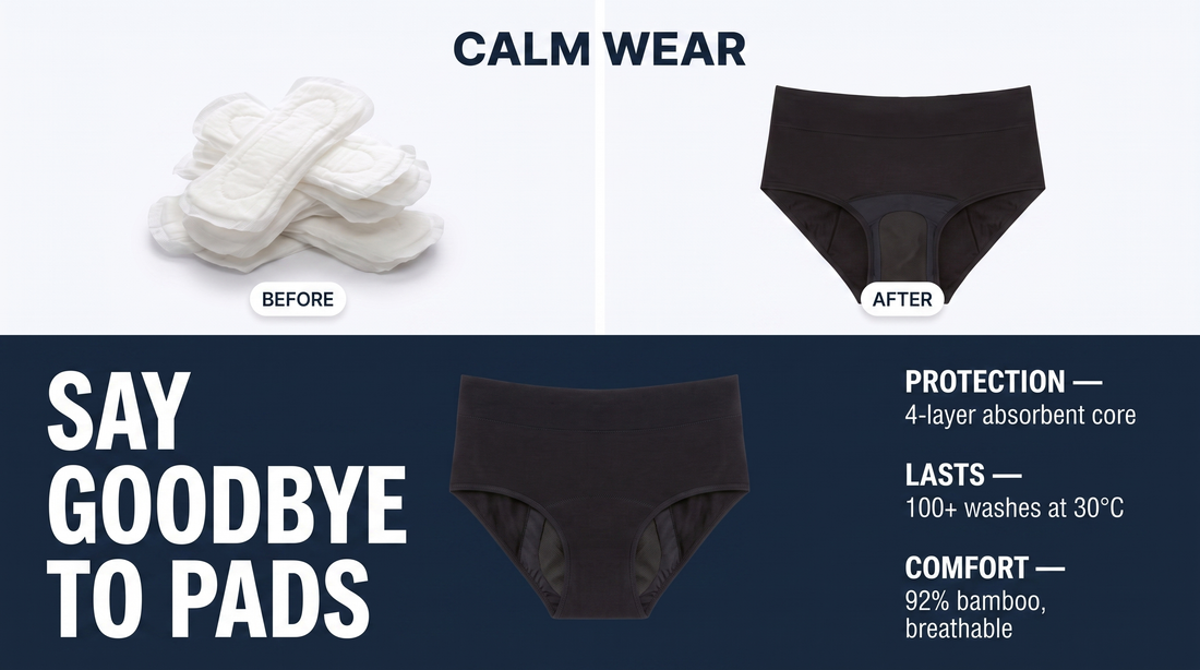 Period underwear vs pads: the honest comparison